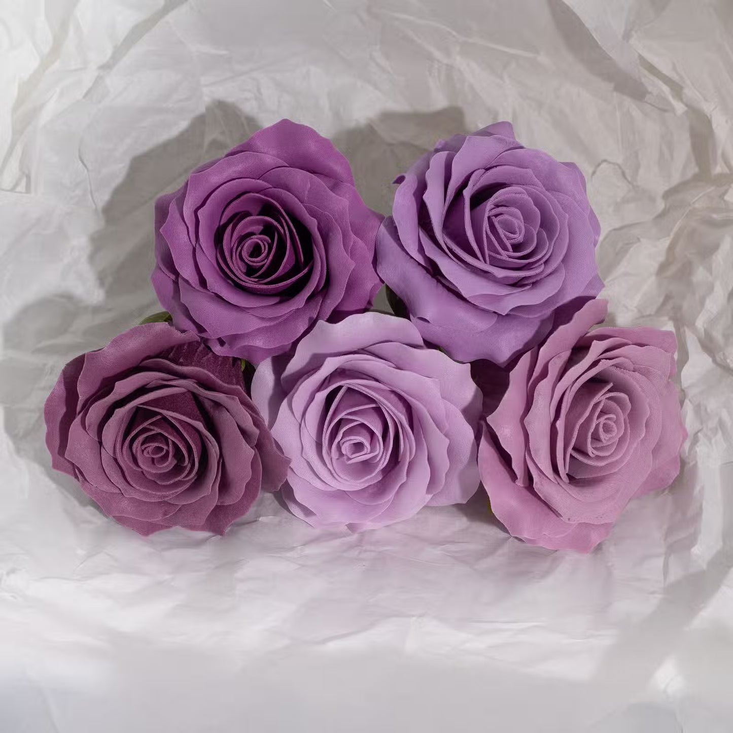 Gift Boxed Soap Flowers - 25 Lavender Blush Roses