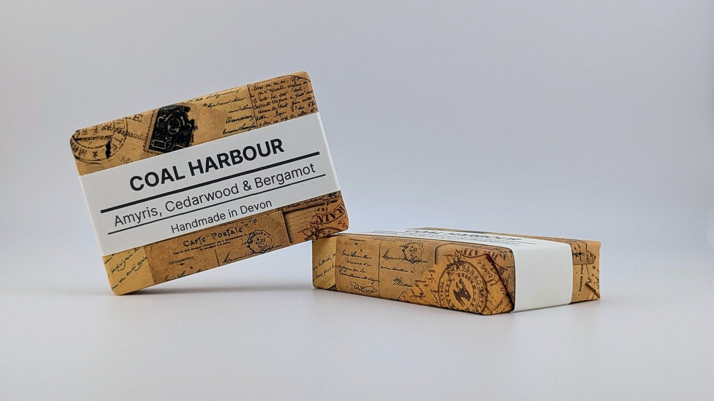 Amyris, Cedarwood & Bergamot Hair and Body Bar 100g - Coal Harbour