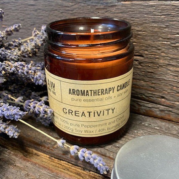 Aromatherapy Candle - Peppermint & Clove - Coal Harbour