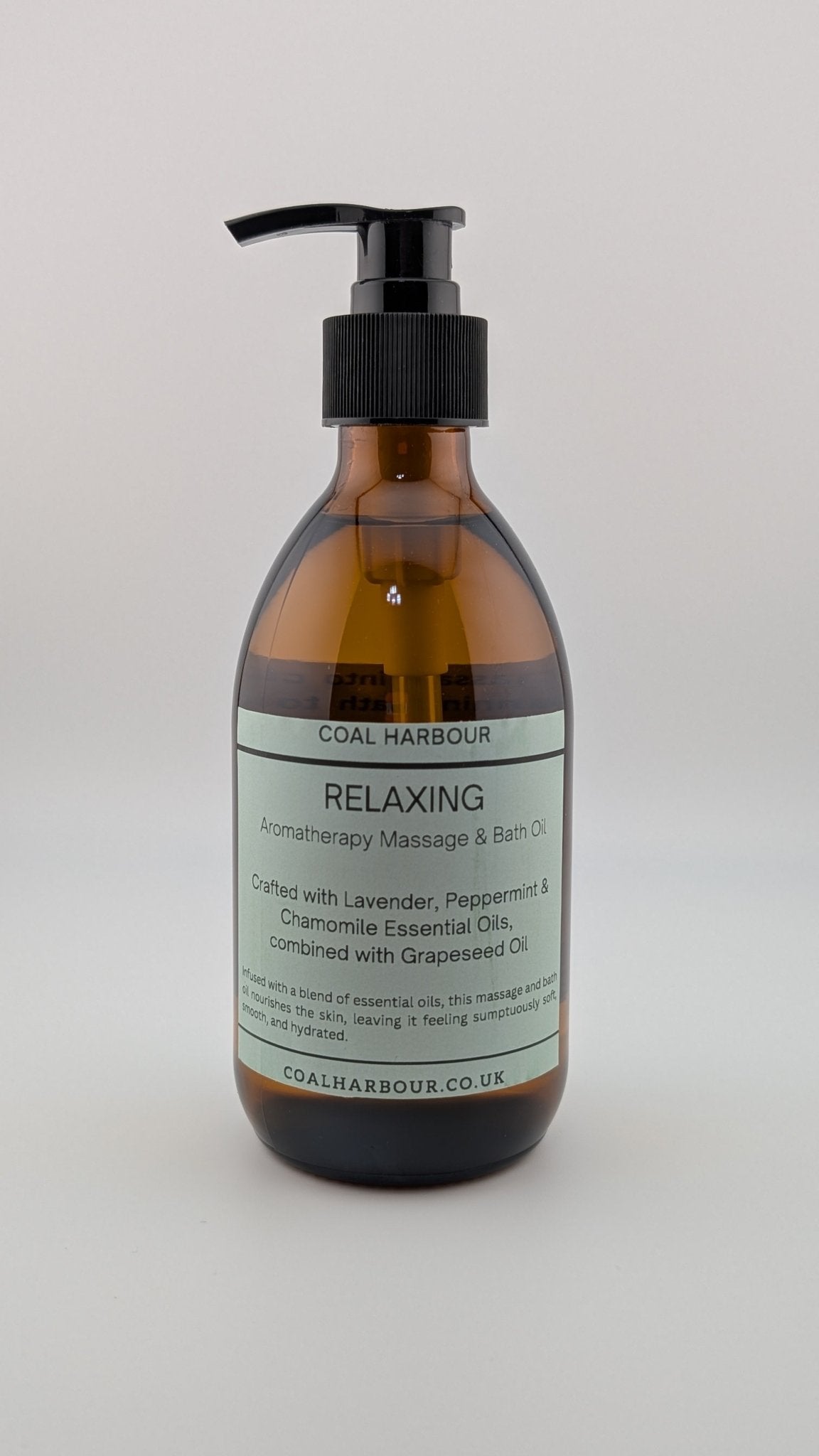 Aromatherapy Massage and Bath Oil - Relaxing With Lavender, Peppermint & Chamomile Essential Oils - Coal Harbour
