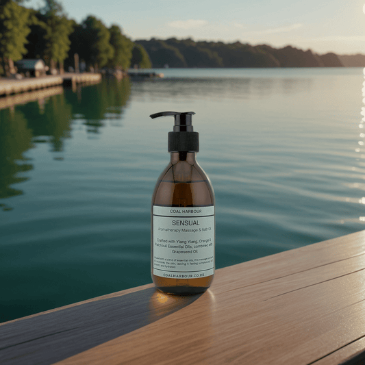 Aromatherapy Massage and Bath Oil - Sensual with Ylang Ylang, Orange & Patchouli Essential Oils - Coal Harbour