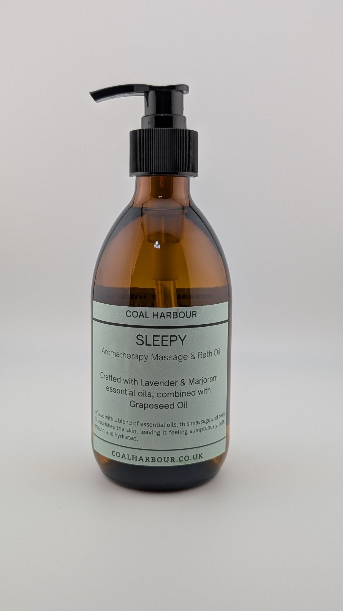 Aromatherapy Massage and Bath Oil - Sleepy With Lavender & Marjoram Essential Oils - Coal Harbour