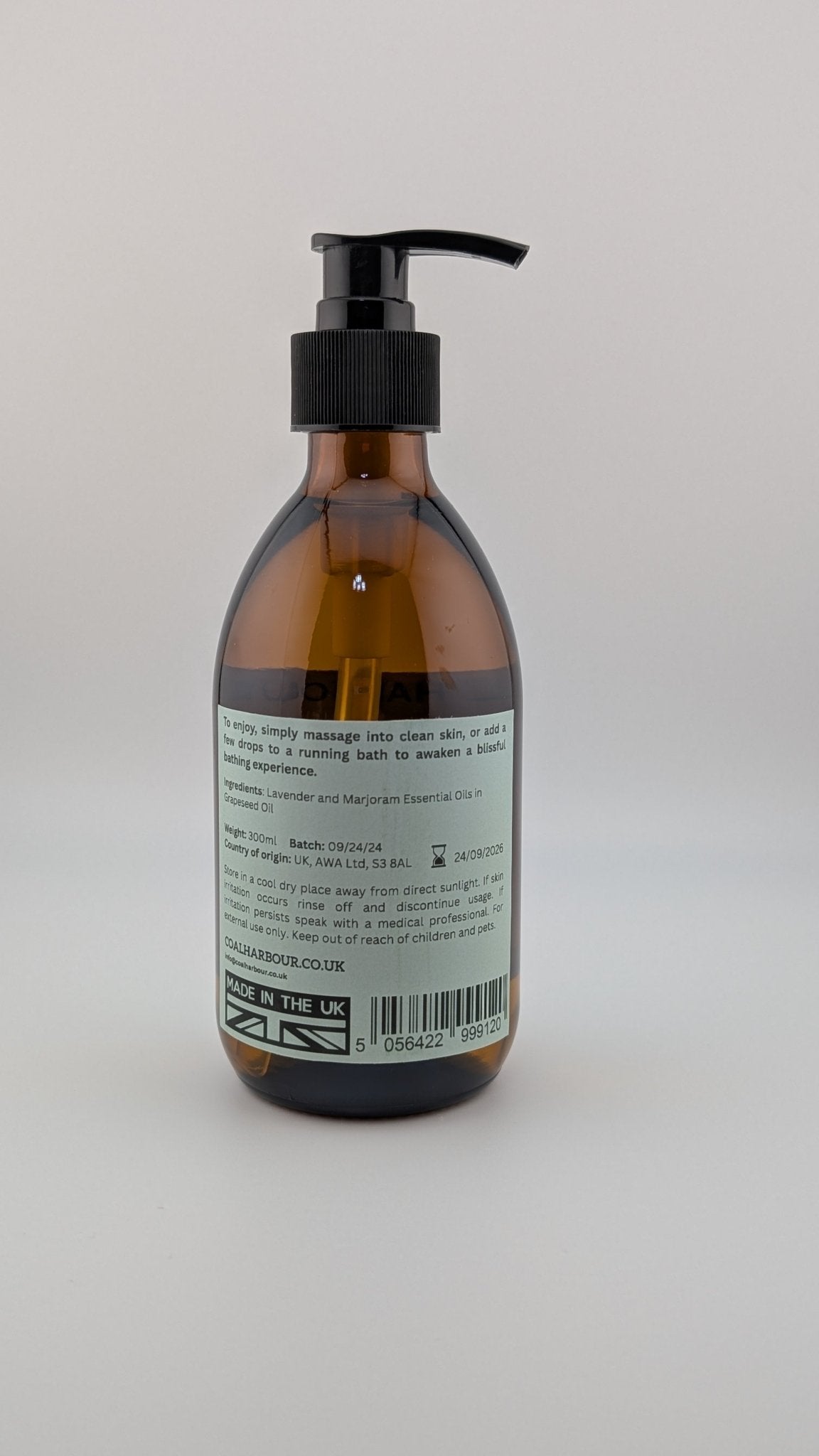 Aromatherapy Massage and Bath Oil - Sleepy With Lavender & Marjoram Essential Oils - Coal Harbour