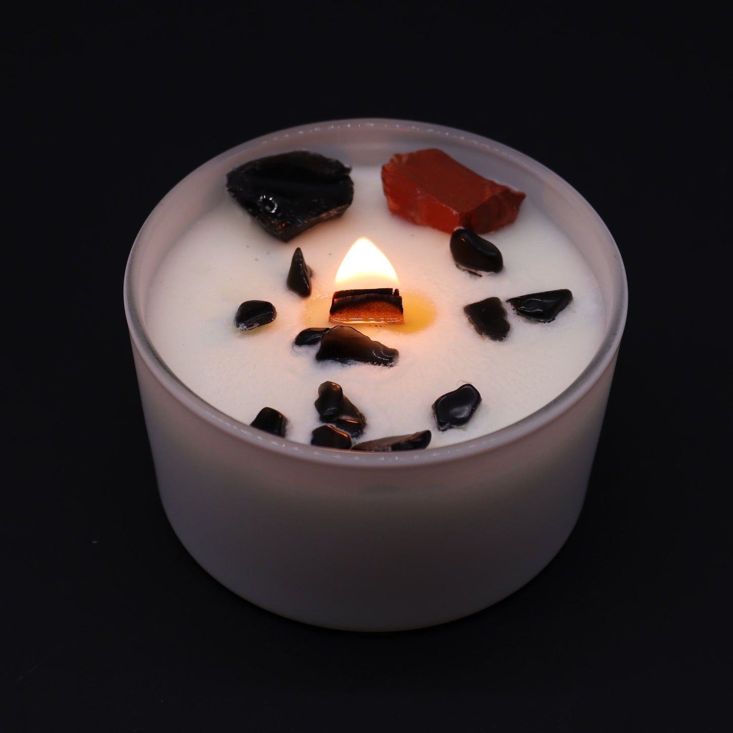 Chakra Crystal Candles - Root Chakra - Coal Harbour