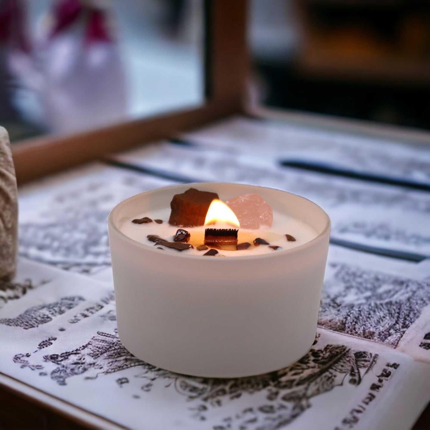 Chakra Crystal Candles - Sacred Chakra - Coal Harbour