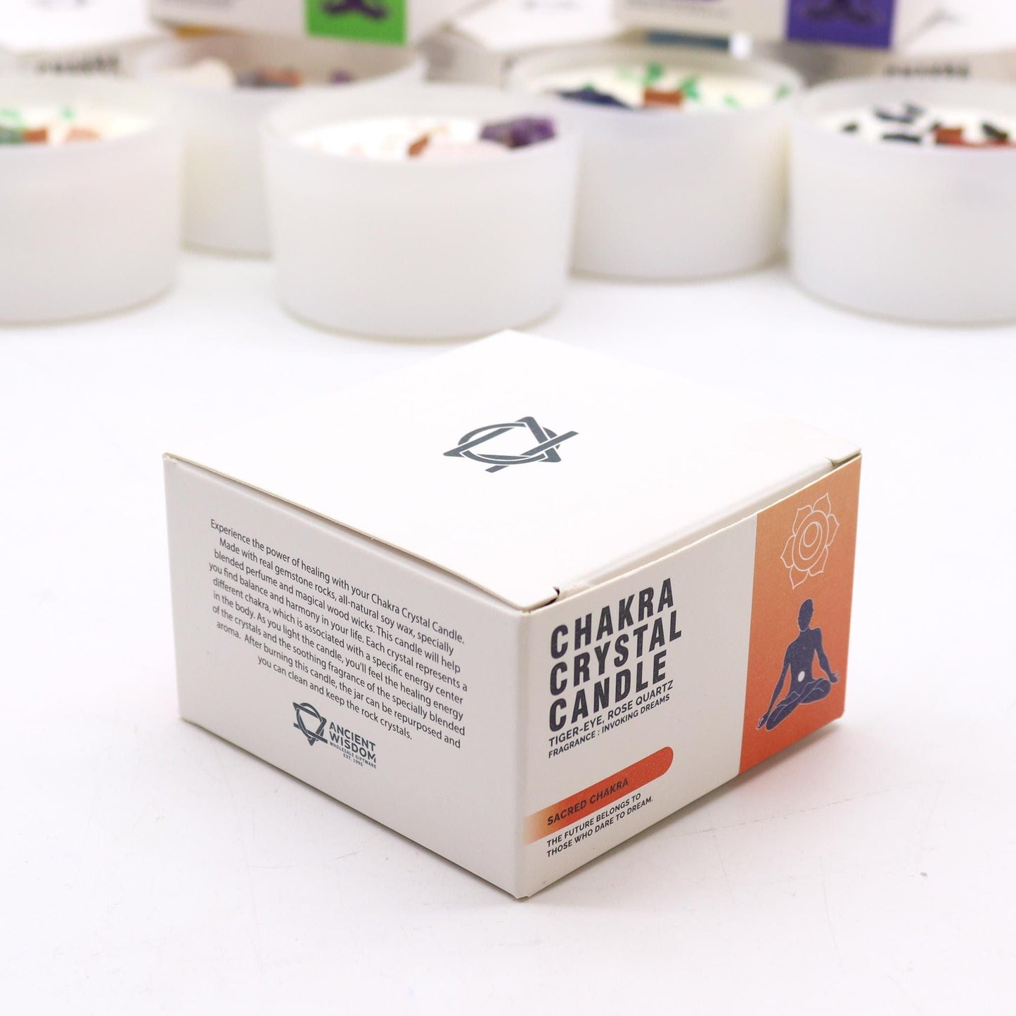 Chakra Crystal Candles - Sacred Chakra - Coal Harbour