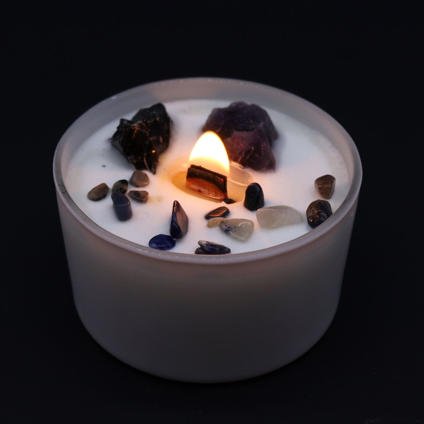 Chakra Crystal Candles - Solar Plexus Chakra - Coal Harbour