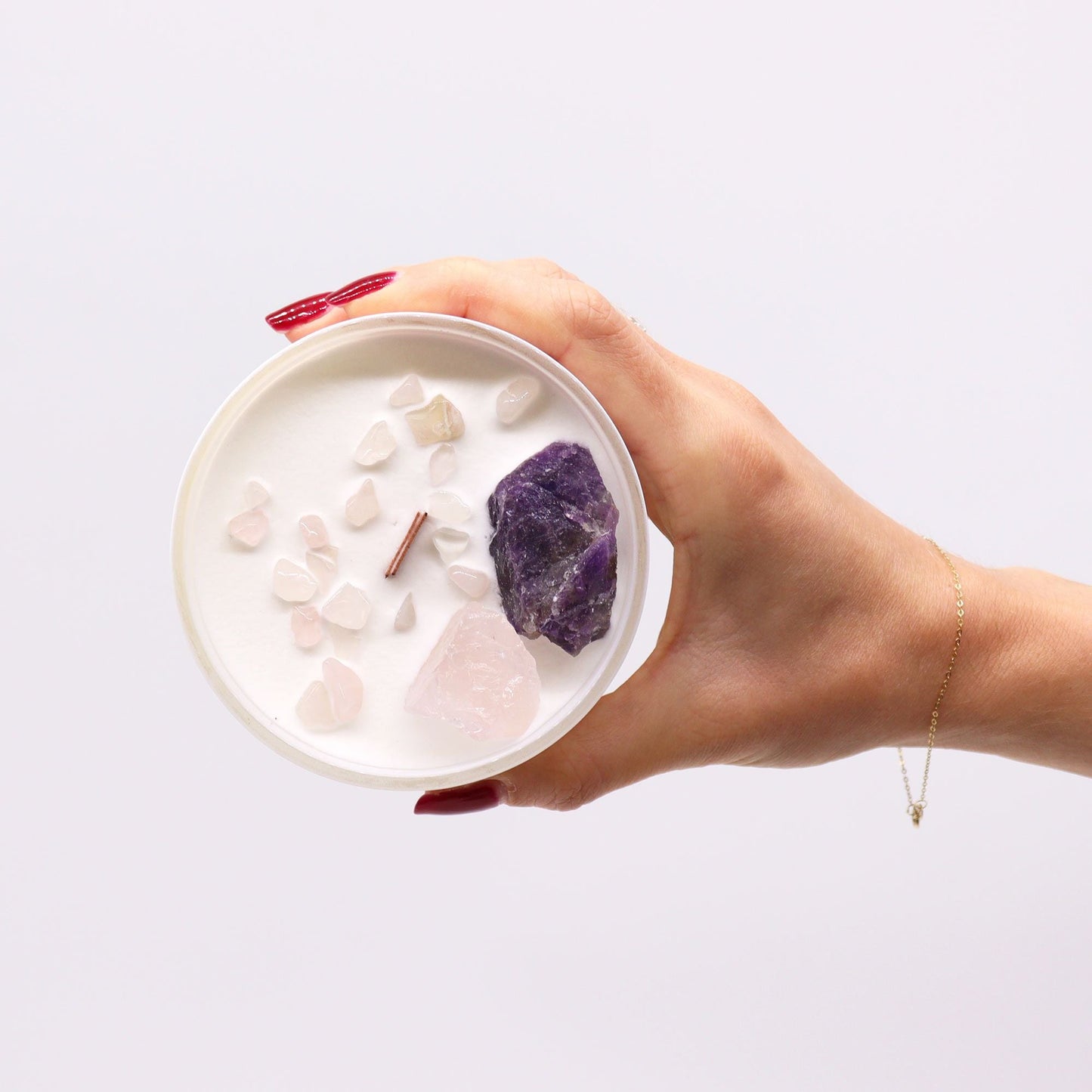Chakra Crystal Candles - Third Eye Chakra - Coal Harbour