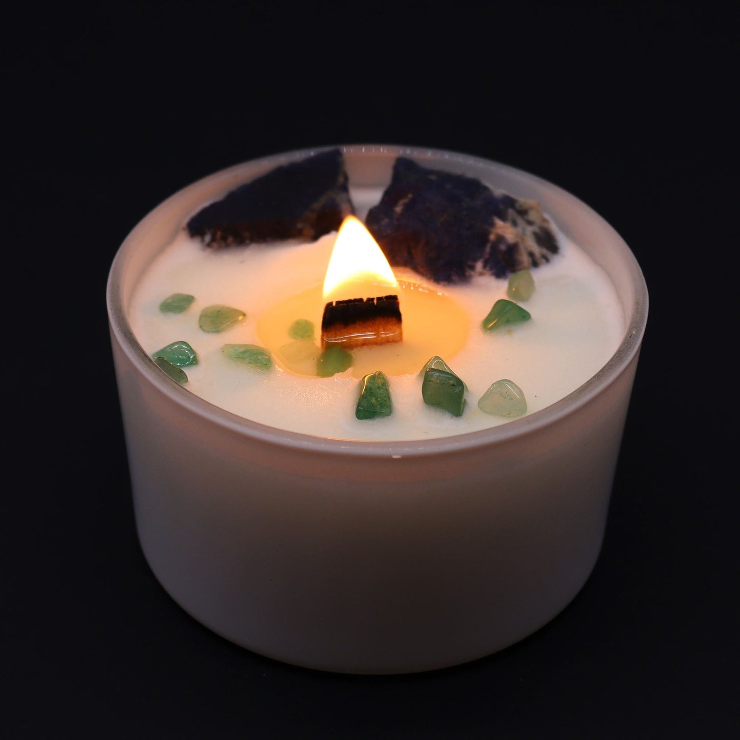 Chakra Crystal Candles - Throat Chakra - Coal Harbour