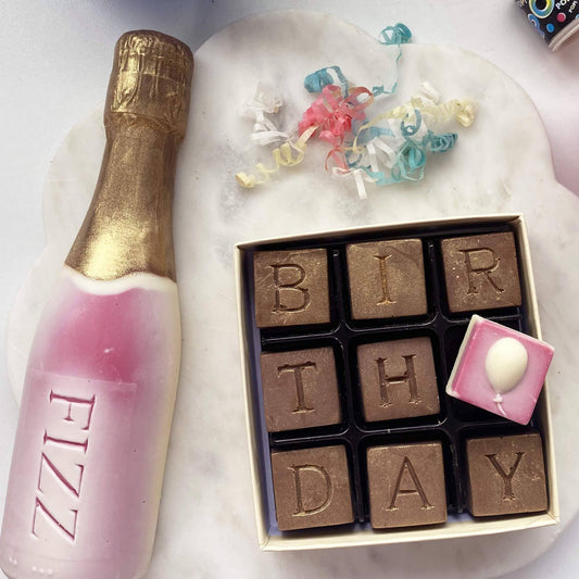 Chocolate Birthday And Fizz Gift Box - Coal Harbour