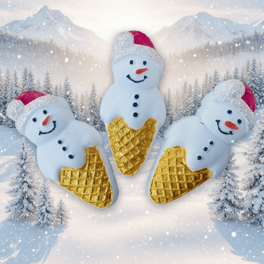 Christmas Santa Snow Cone Rainbow Bath Bomb - Coal Harbour