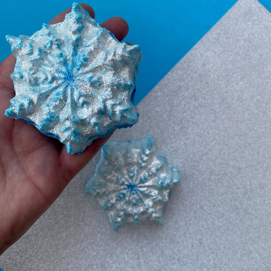 Christmas Shimmer Snowflake Bath Bomb - Coal Harbour