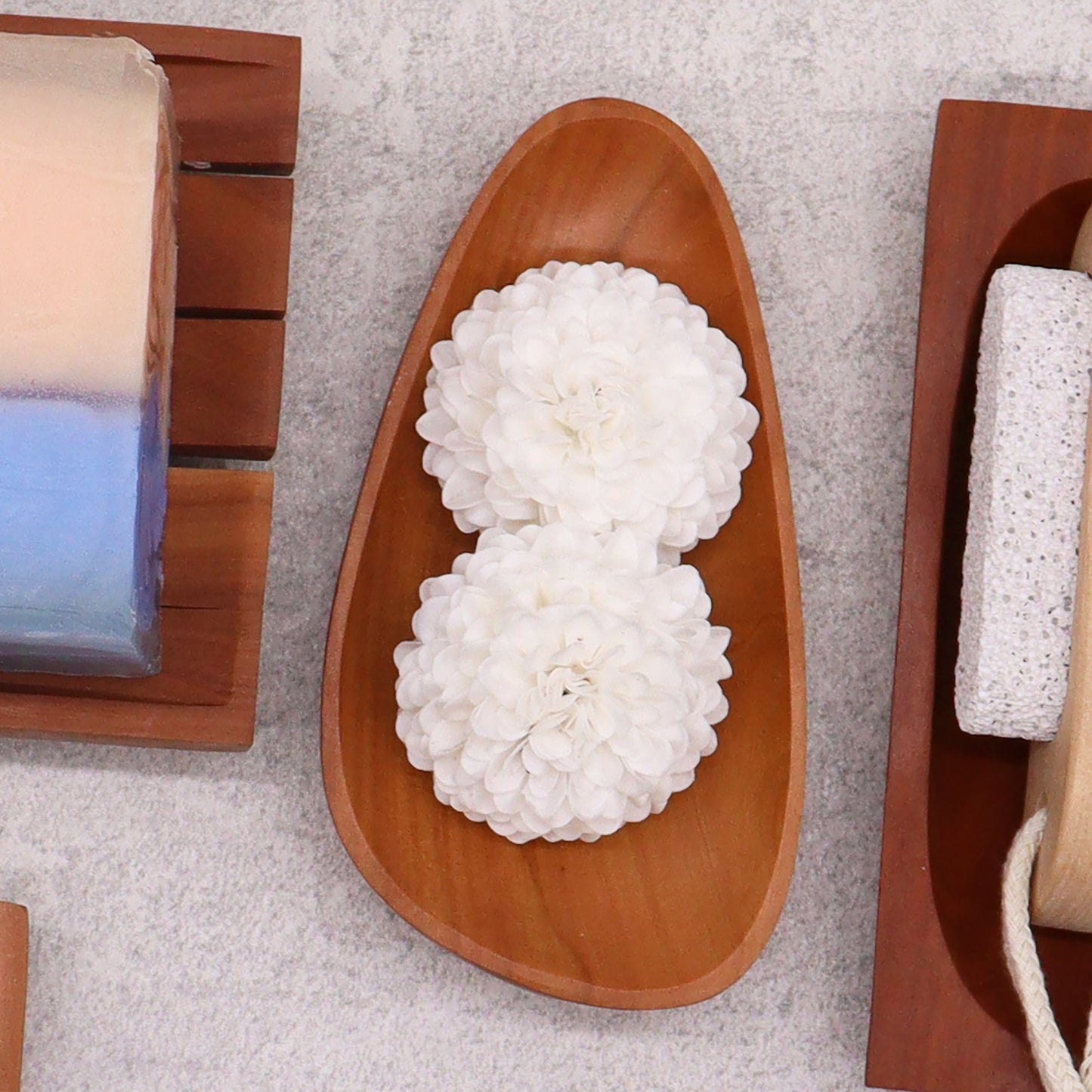 Classic Mahogany Soap Dish - Contemporary - Coal Harbour
