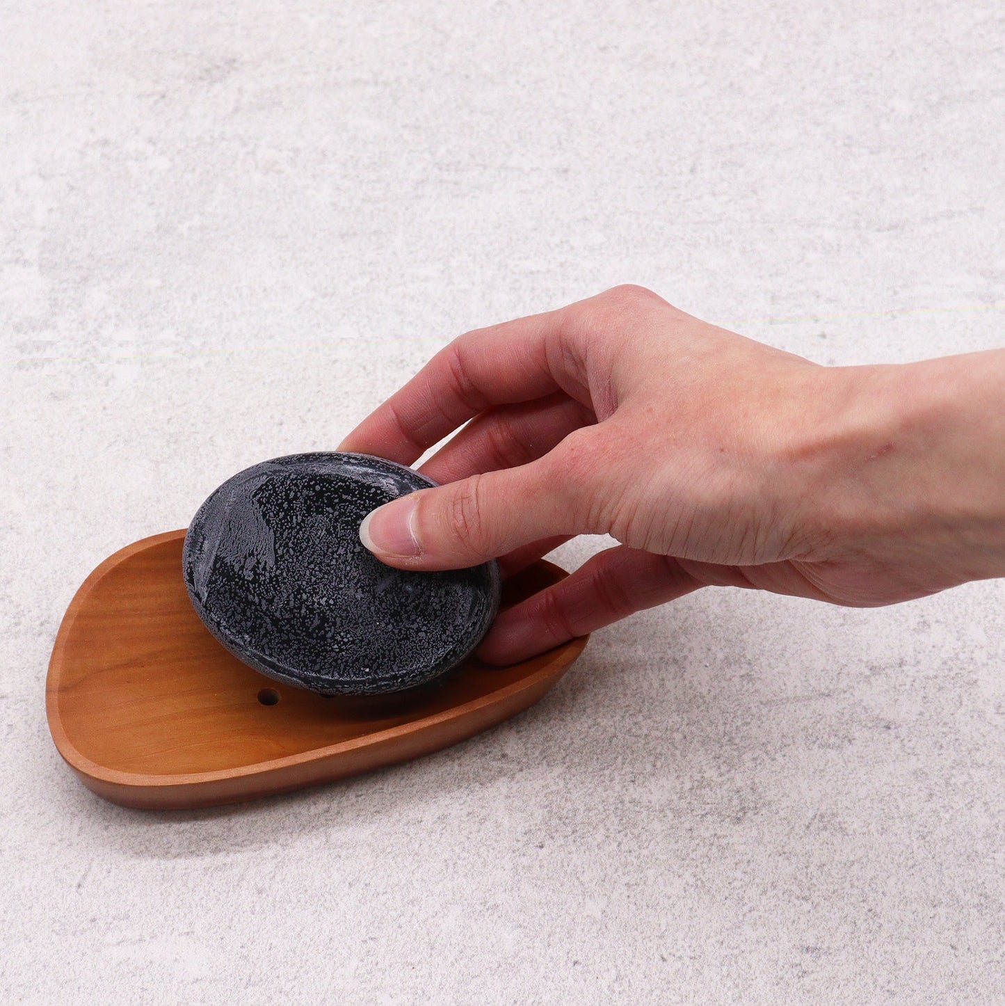 Classic Mahogany Soap Dish - Contemporary - Coal Harbour