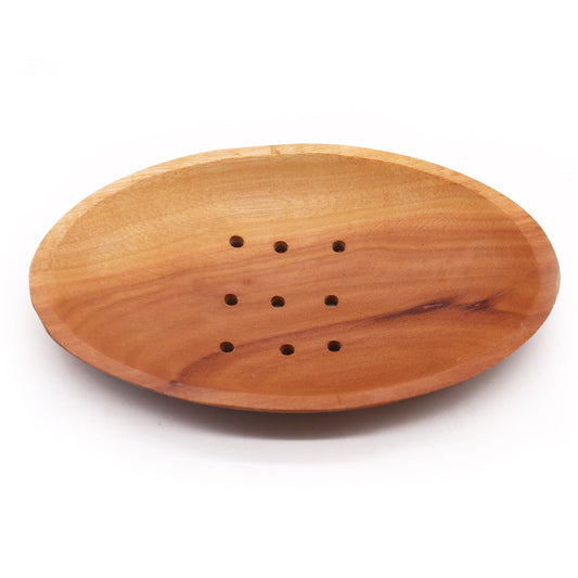 Classic Mahogany Soap Dish - Oval - Coal Harbour