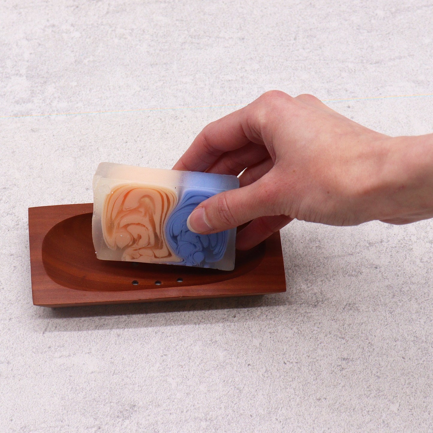 Classic Mahogany Soap Dish - Rectangle - Coal Harbour