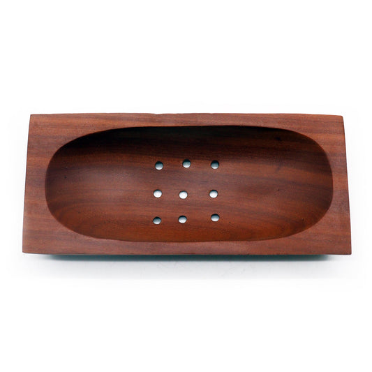 Classic Mahogany Soap Dish - Rectangle - Coal Harbour