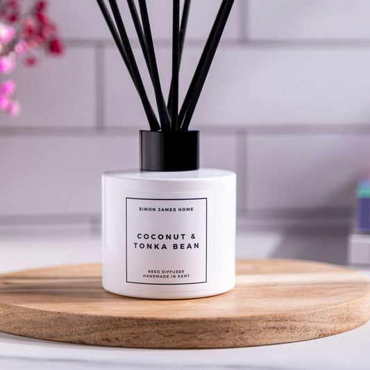 Coconut & Tonka Bean Reed Diffuser - Coal Harbour
