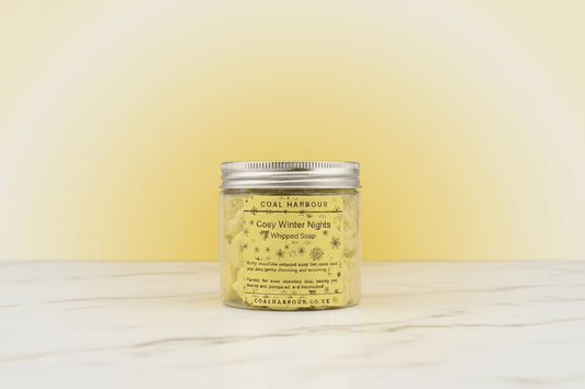 Cosy Winter Nights Whipped Soap 120g - Coal Harbour