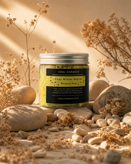 Cosy Winter Nights Whipped Soap 120g - Coal Harbour