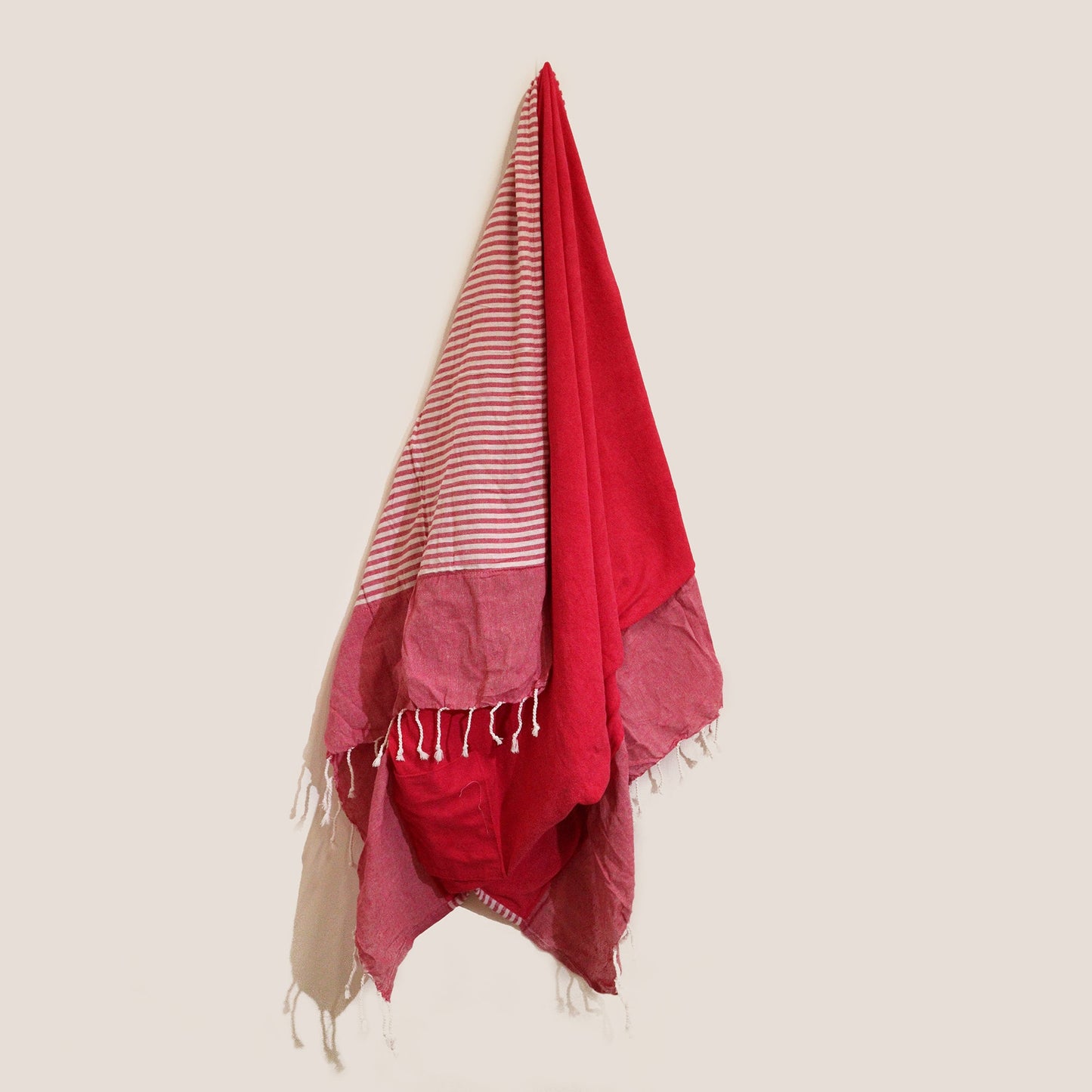 Cotton Pareo Towel - Hot Pink - Coal Harbour