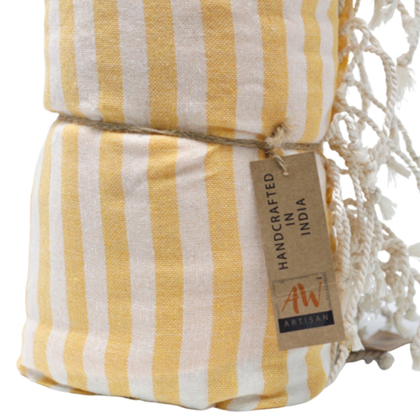 Cotton Pareo Towel - Sunny Yellow - Coal Harbour