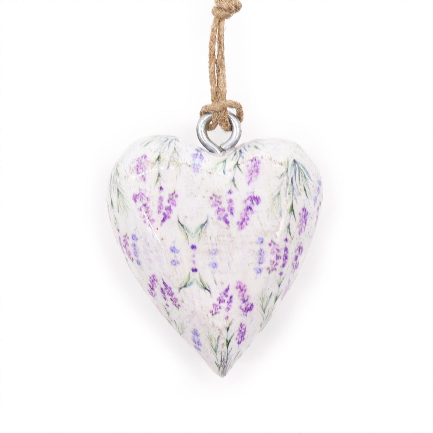 Decorative Mango Wood Enamel Hearts - Coal Harbour