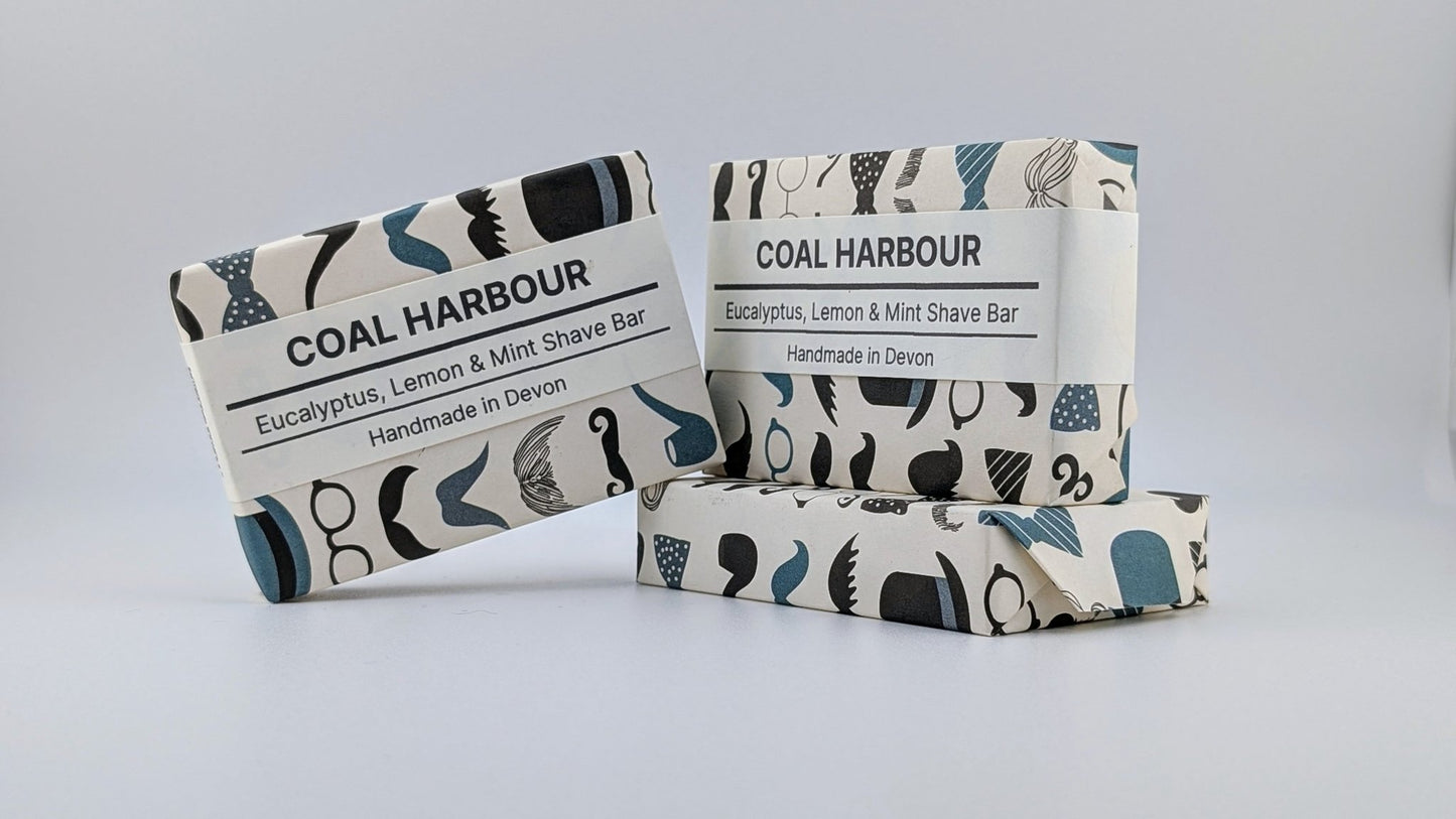 Eucalyptus Lemon and Mint 100g Shave Bar - Coal Harbour