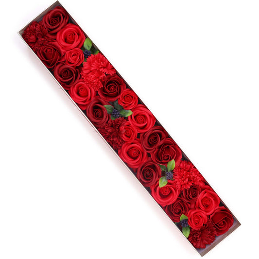 Extra Long Red Roses Soap Flowers Gift Box - Coal Harbour