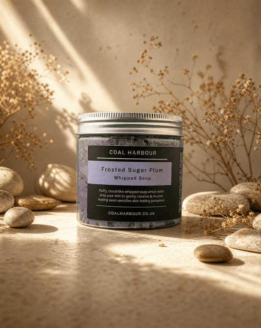Frosted Sugar Plum Whipped Soap 120g - Coal Harbour
