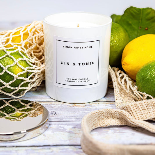 Gin & Tonic Handmade Soy Wax Candle - Coal Harbour