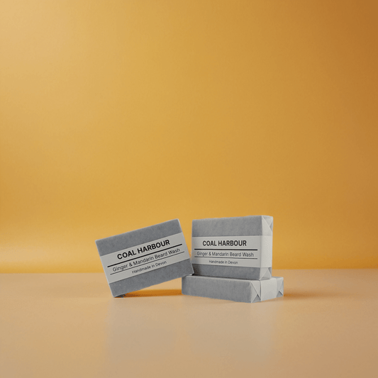 Ginger, Mandarin & Dead Sea Mud 100g Beard Wash Bar - Coal Harbour