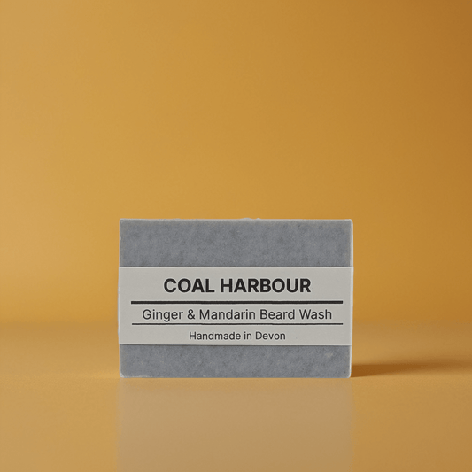 Ginger, Mandarin & Dead Sea Mud 100g Beard Wash Bar - Coal Harbour