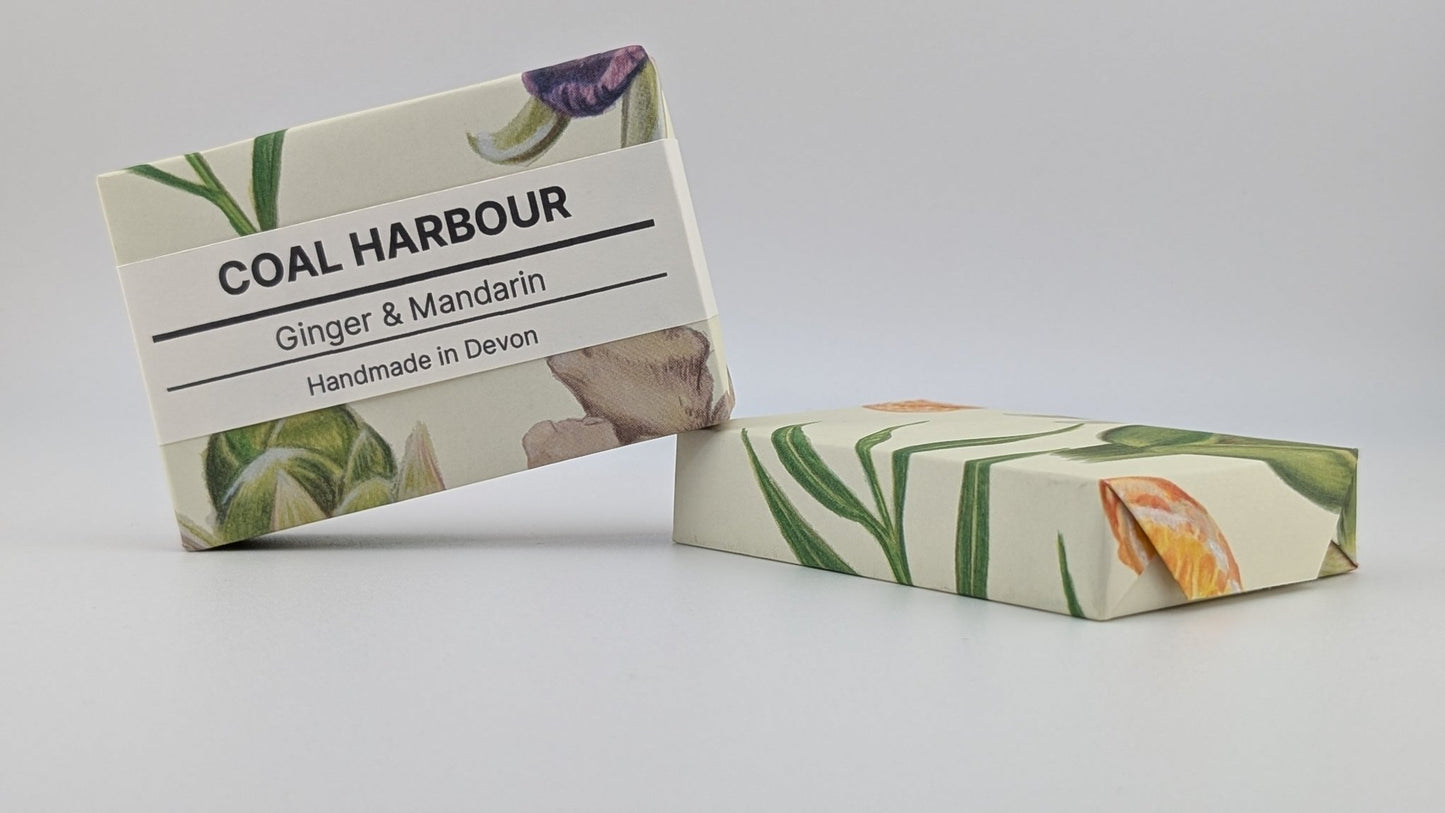 Ginger, Mandarin & Dead Sea Mud 100g Soap Bar - Coal Harbour