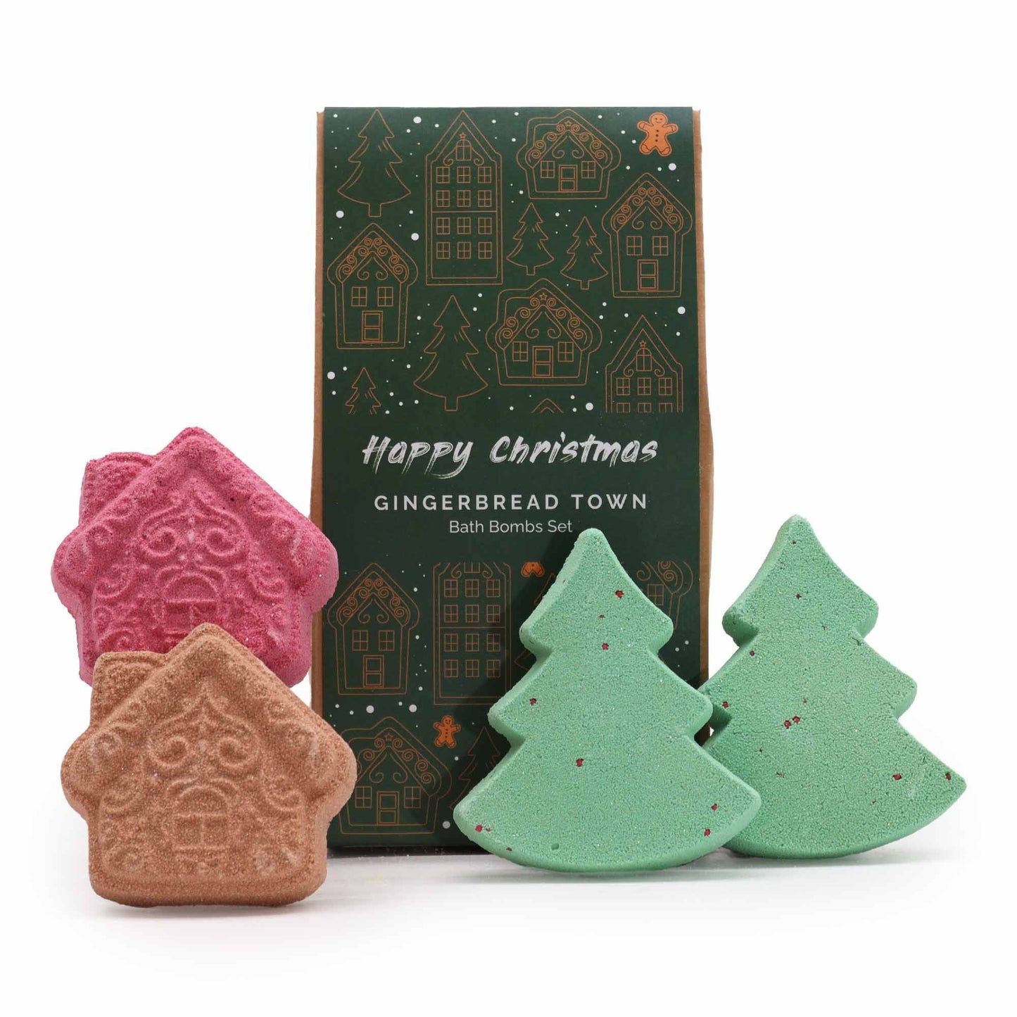 Gingerbread Town Christmas Bath Bomb Gift Pack - Coal Harbour