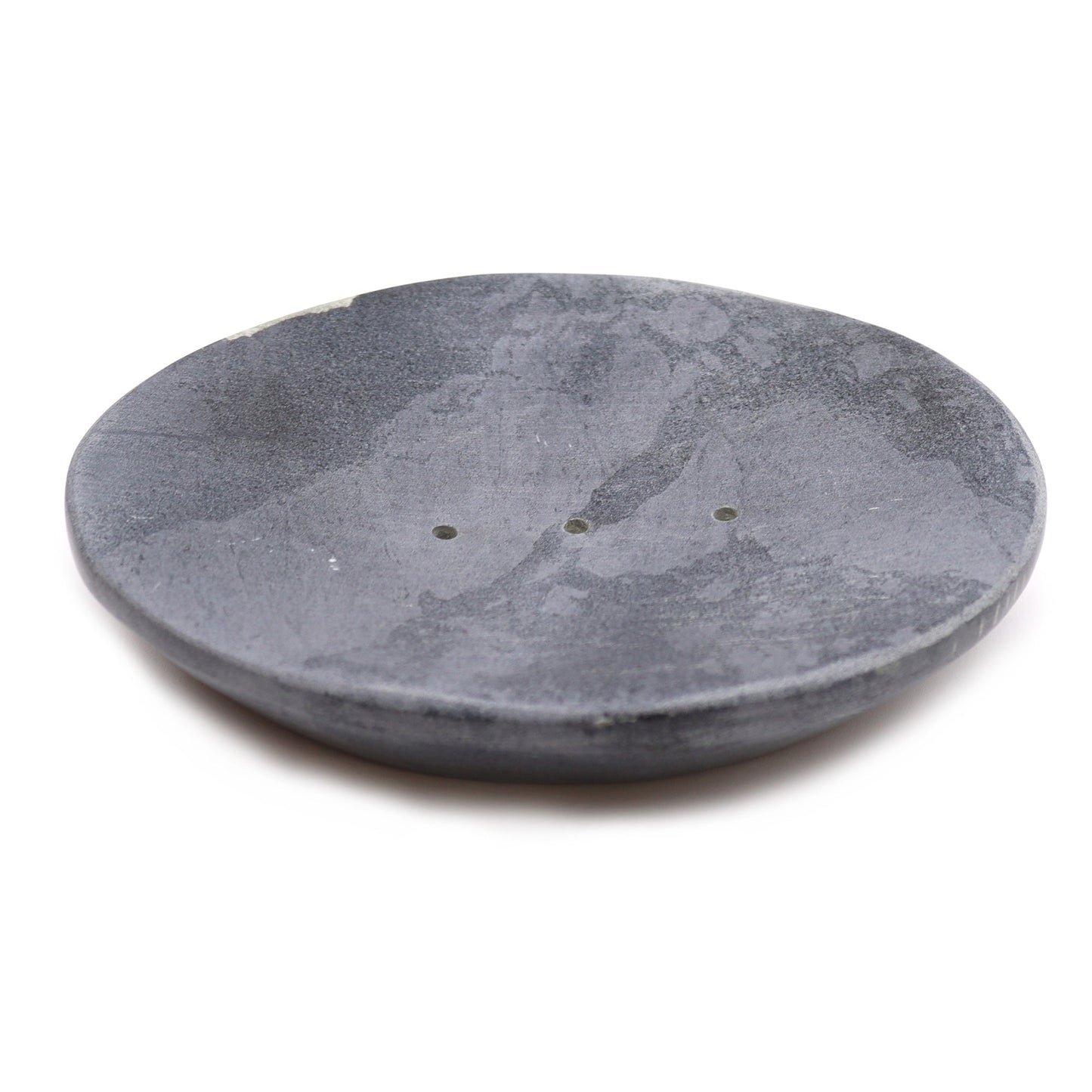 Grey Soapstone Soap Dish - Classic Oval - Coal Harbour