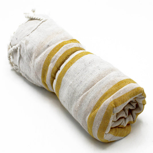 Hammam Spa Towel - Sunrise Yellow - Coal Harbour