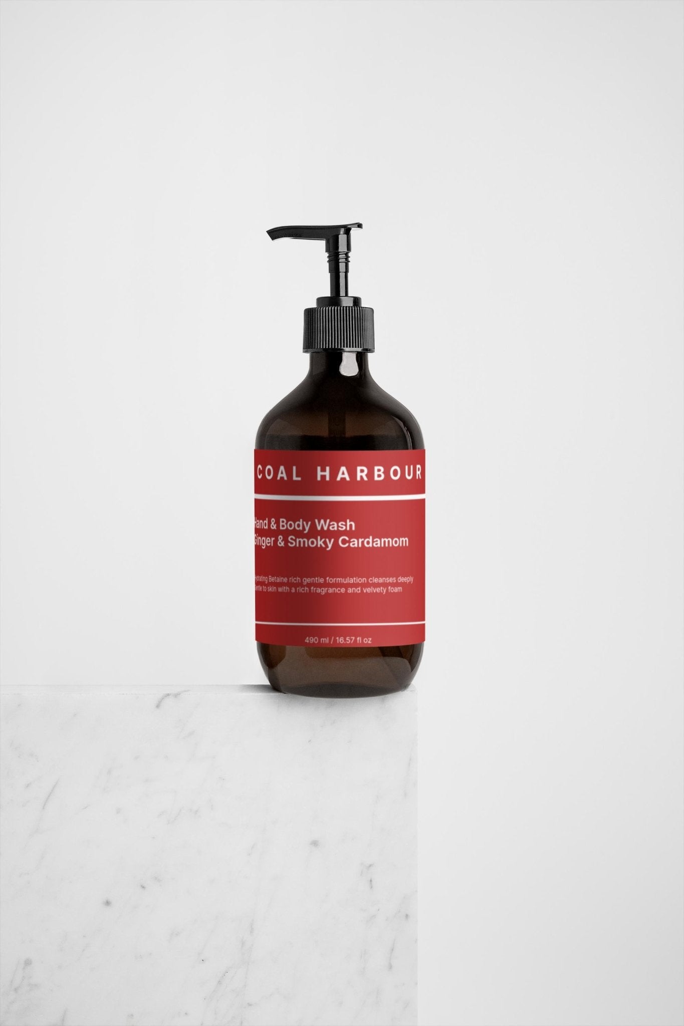 Hand & Body Wash - Ginger & Smoky Cardamom 490ml - Coal Harbour