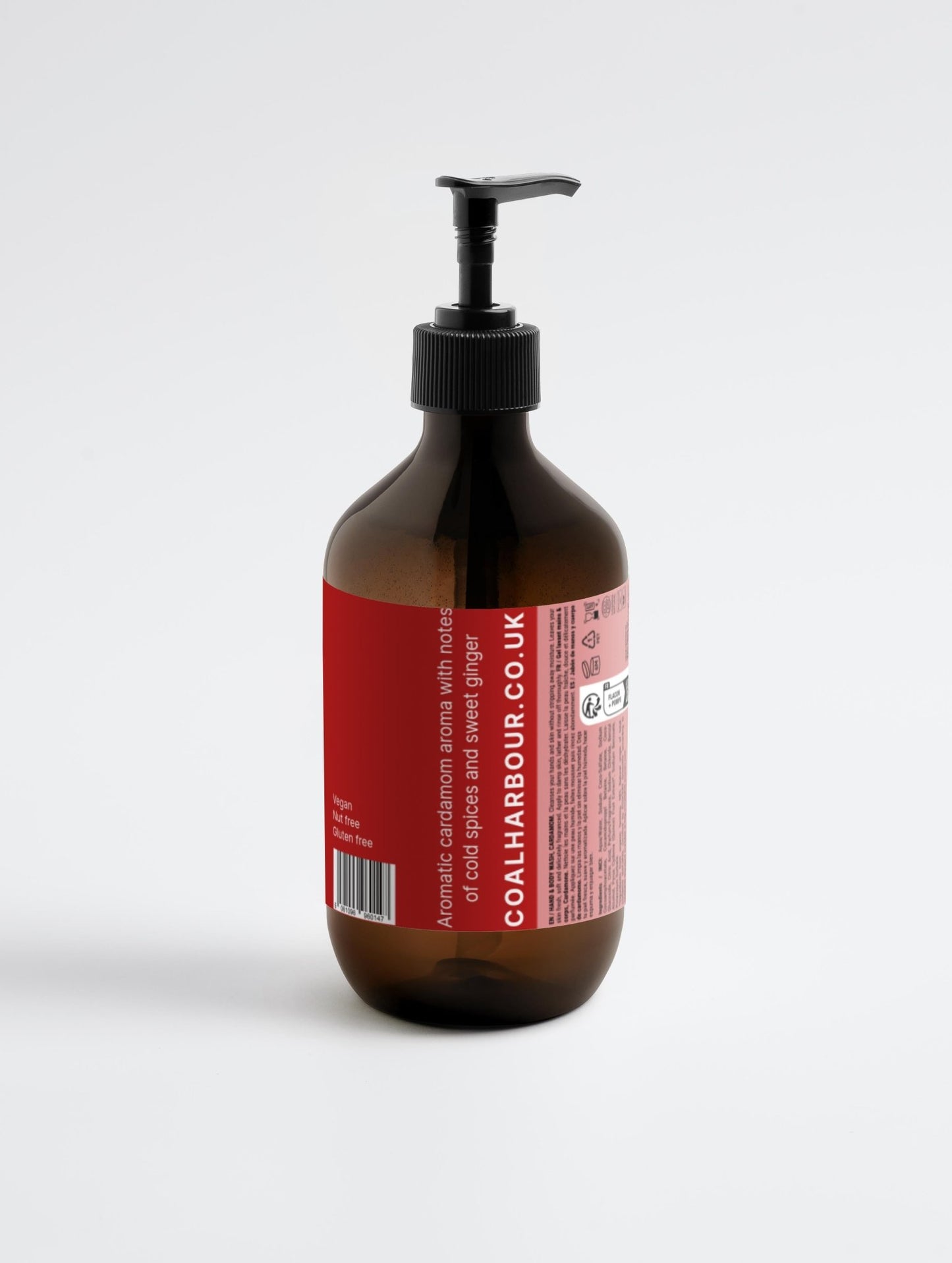 Hand & Body Wash - Ginger & Smoky Cardamom 490ml - Coal Harbour