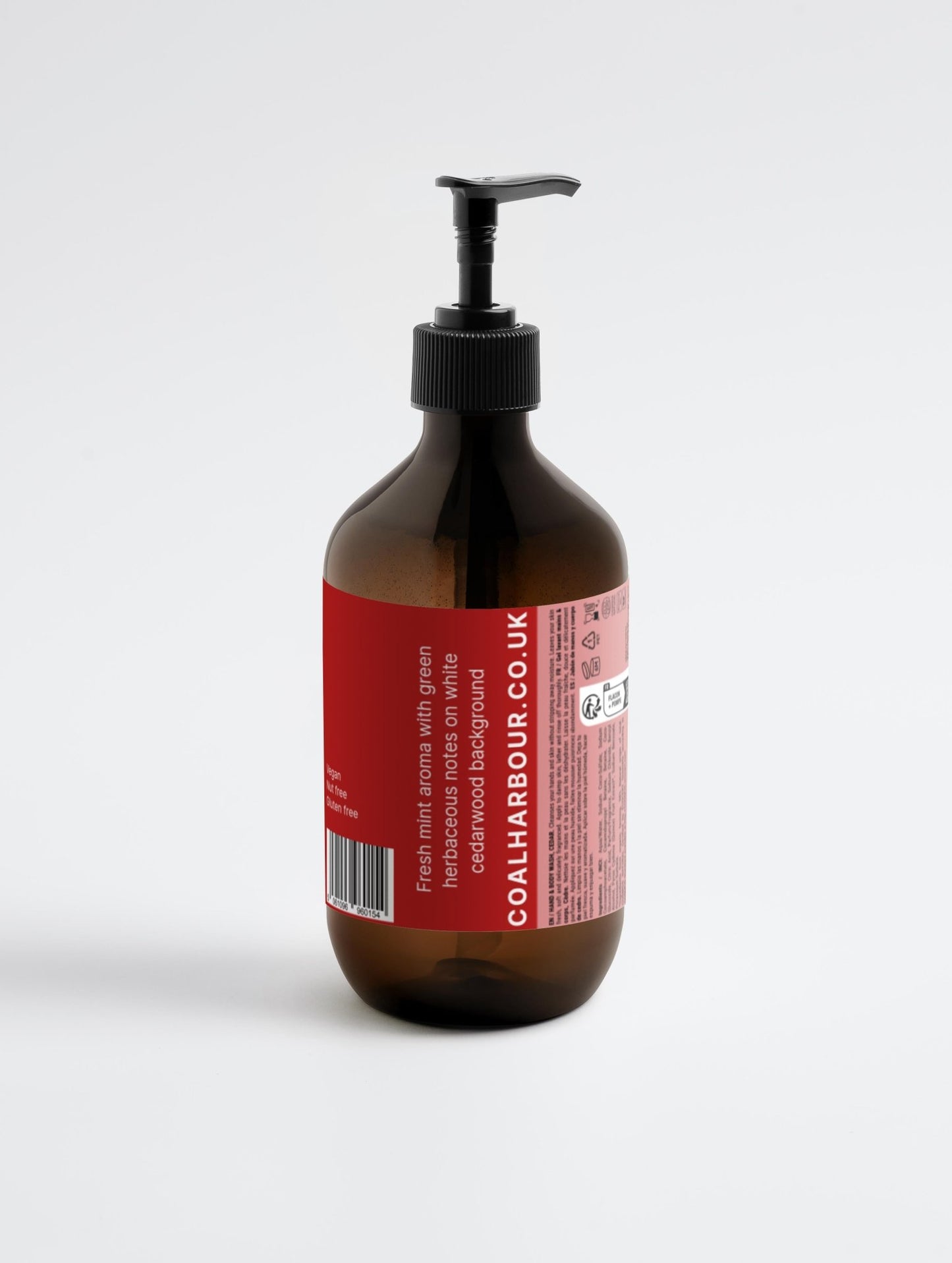 Hand & Body Wash - Peppermint & Dark Cedar 490ml - Coal Harbour
