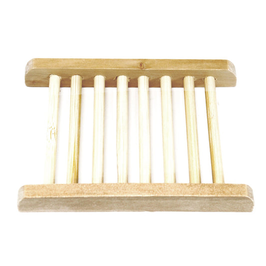 Hemu Wood Soap Dish - Ladder - Coal Harbour