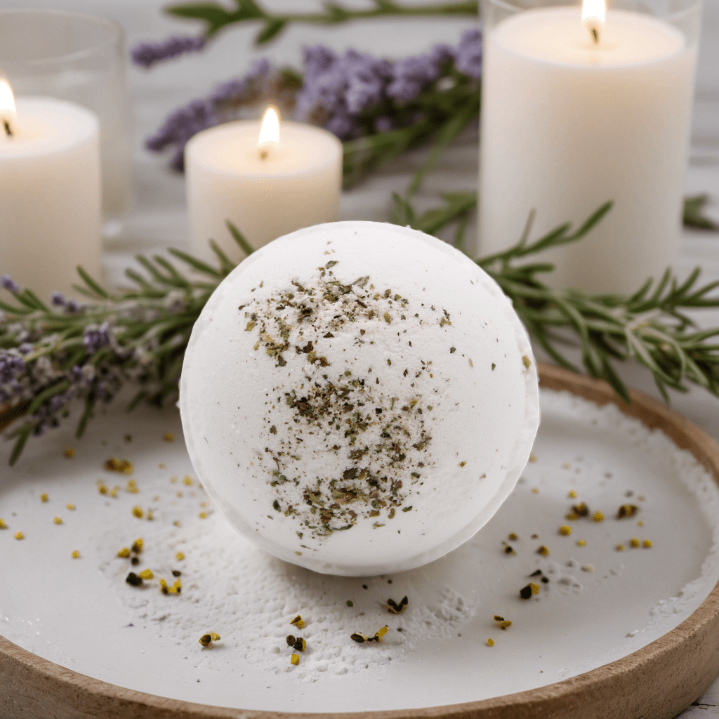 Himalayan Salt Bath Bomb - Detox with Tea Tree & Lime & Evening Primrose Oil - Coal Harbour