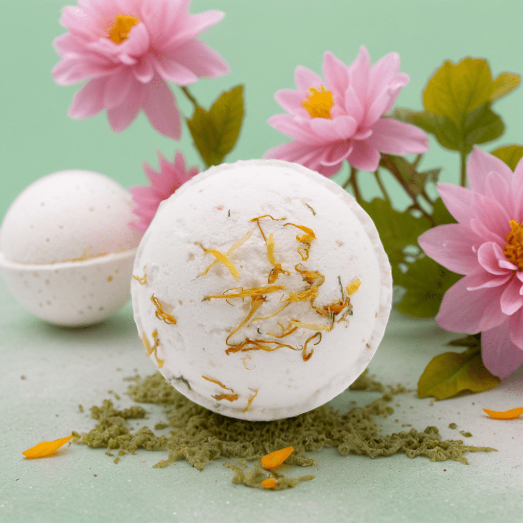 Himalayan Salt Bath Bomb - Energise with Lemon, Ginger, Orange & Avocado Oil - Coal Harbour