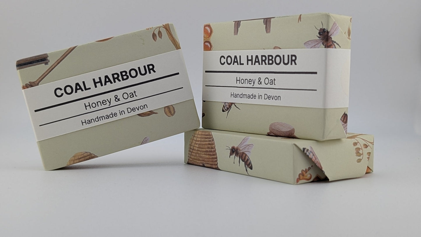 Honey & Oat 100g Soap Bar - Coal Harbour