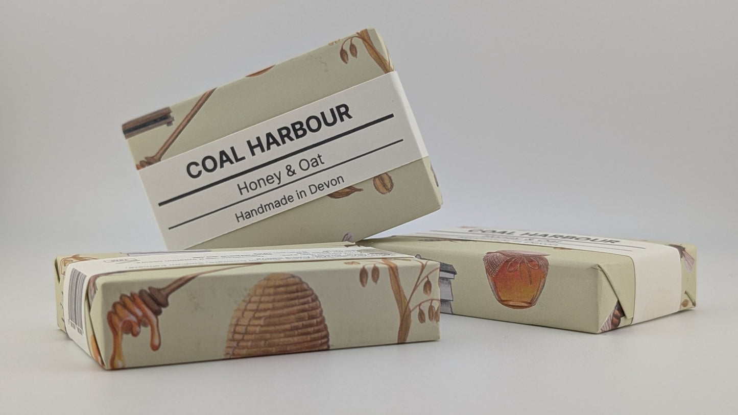 Honey & Oat 100g Soap Bar - Coal Harbour