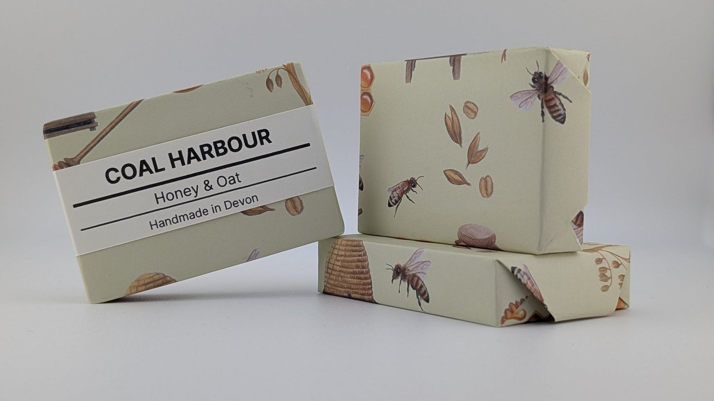 Honey & Oat 100g Soap Bar - Coal Harbour