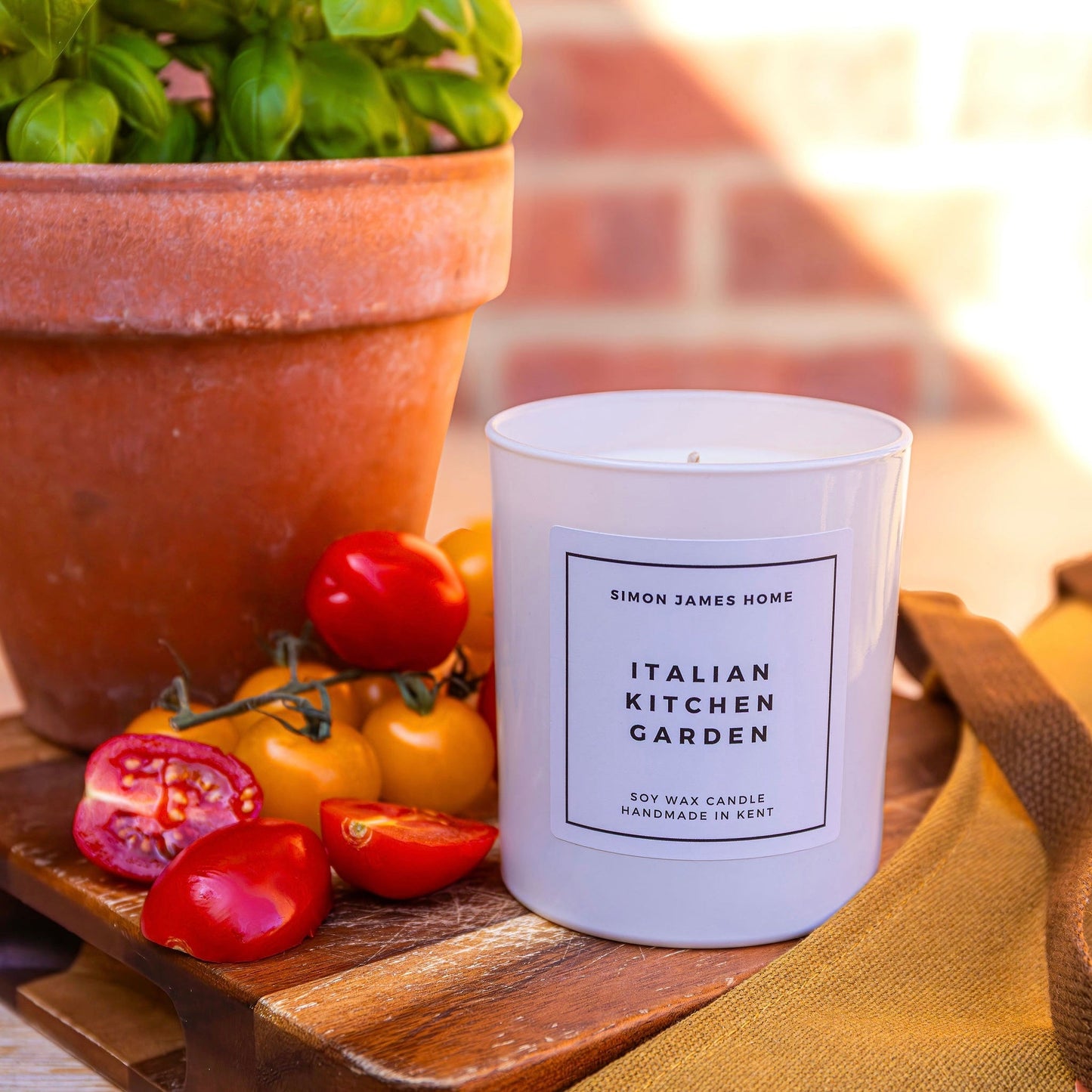 Italian Kitchen Garden Handmade Soy Wax Candle - Coal Harbour