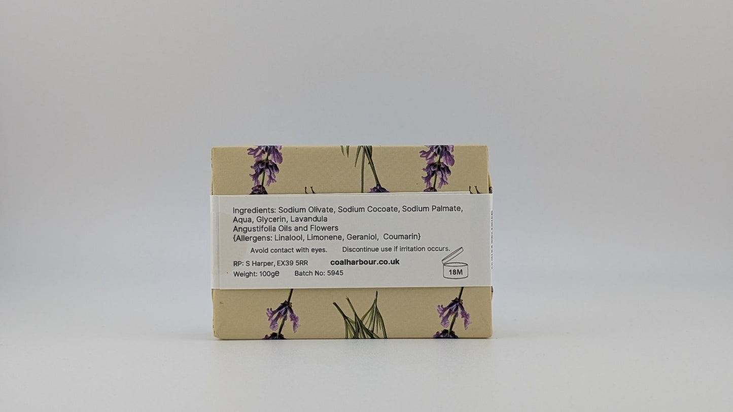 Lavender 100g Soap Bar - Coal Harbour