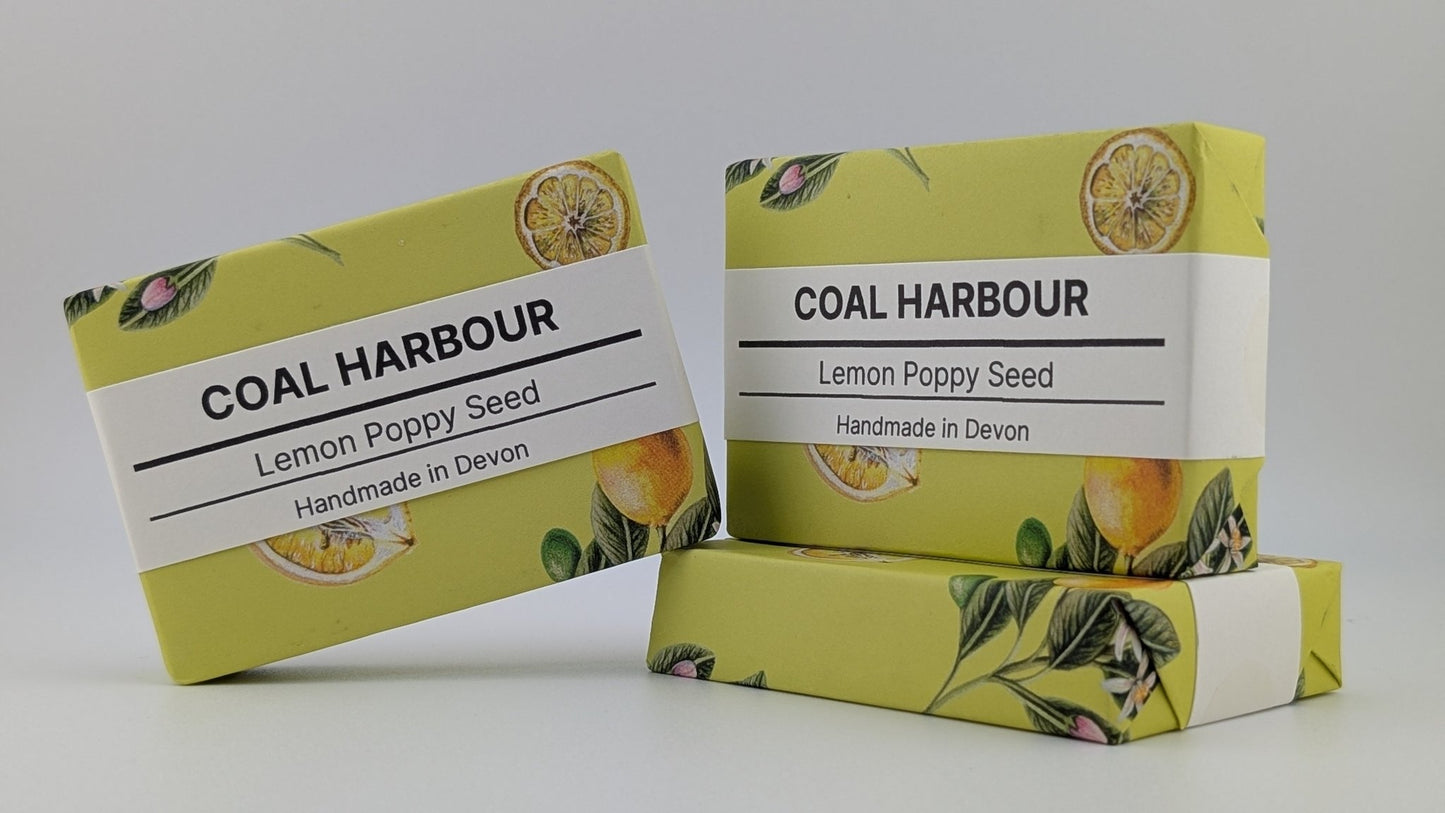 Lemon Poppy Seed 100g Soap Bar - Coal Harbour
