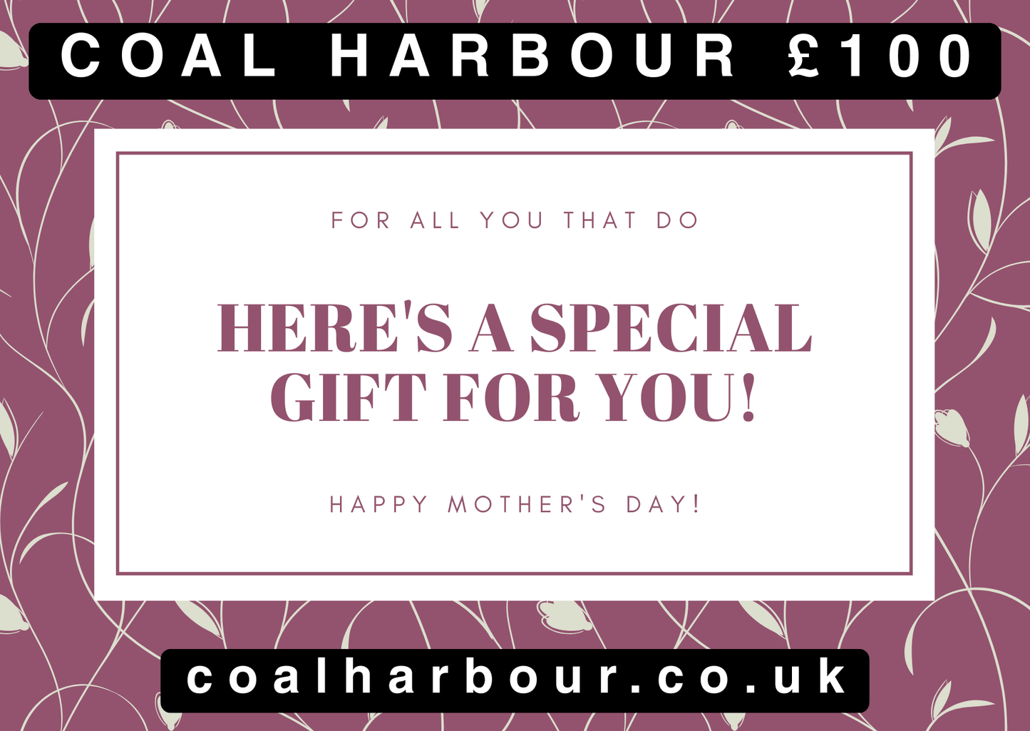 Mother's Day Gift Cards - Coal Harbour